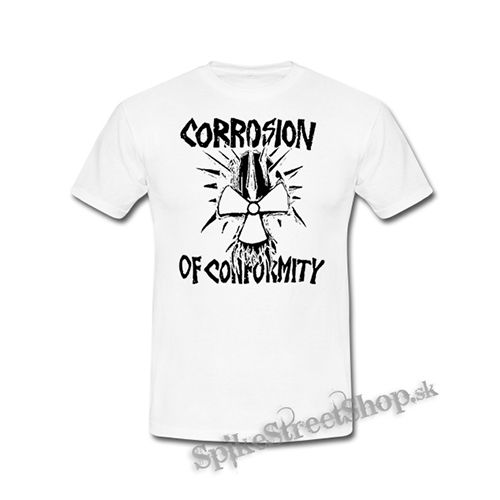 CORROSION OF CONFORMITY - Logo Skull  Motive 2 - biele detské tričko