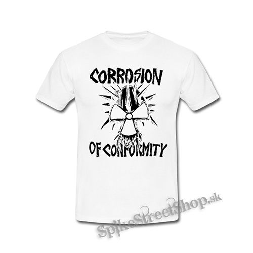 CORROSION OF CONFORMITY - Logo Skull - biele detské tričko