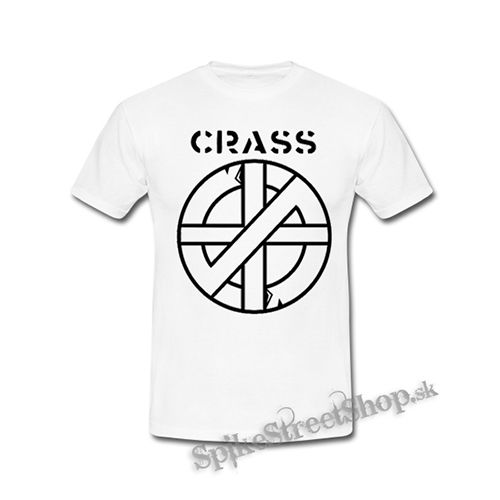 CRASS - Logo And Symbol Crest - biele detské tričko