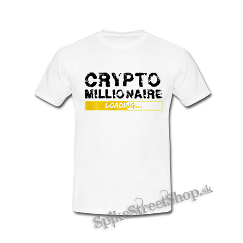 CRYPTOMILIONAIRE - Loading - biele detské tričko