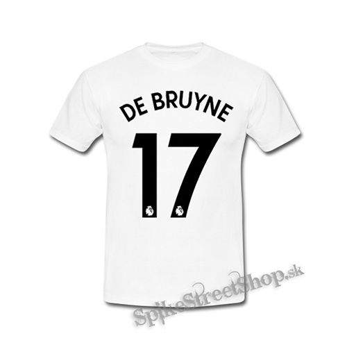 DE BRUYNE - 17 - biele detské tričko