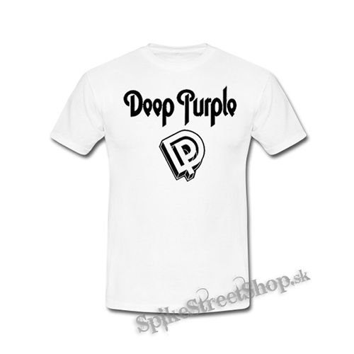 DEEP PURPLE - Logo Crest - biele detské tričko