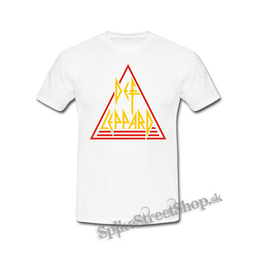 DEF LEPPARD - Color Logo - biele detské tričko