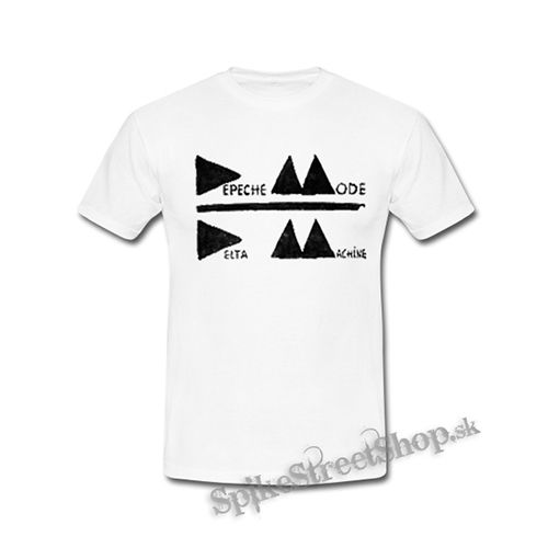 DEPECHE MODE - Delta Machine Logo invert - biele detské tričko