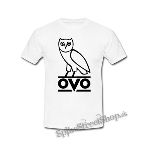 DRAKE - Gold OVO Logo - biele detské tričko