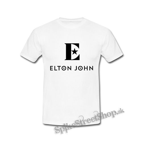 ELTON JOHN - Logo Star - biele detské tričko
