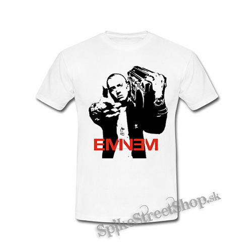 EMINEM - Logo & Portrait - biele detské tričko