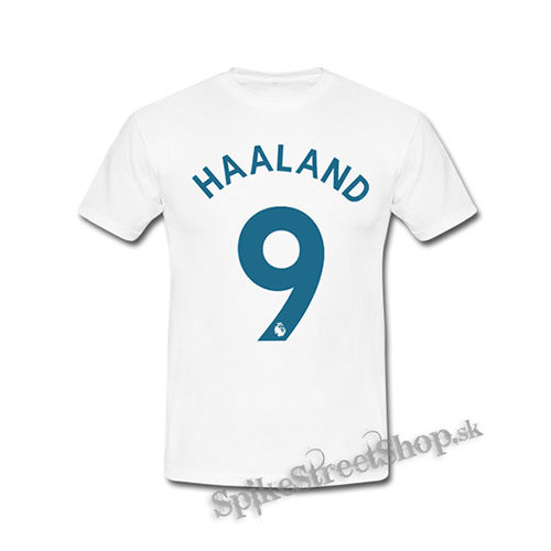 ERLING HAALAND - 9 BLUE - biele detské tričko