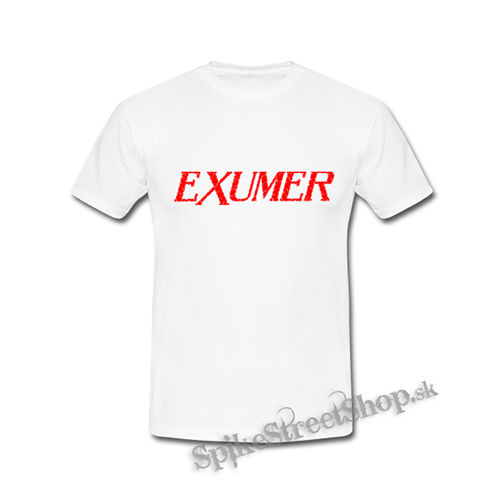 EXUMER - Logo Red - biele detské tričko