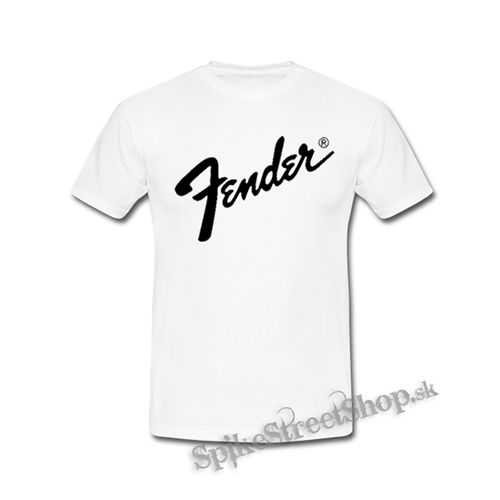 FENDER - Logo - biele detské tričko