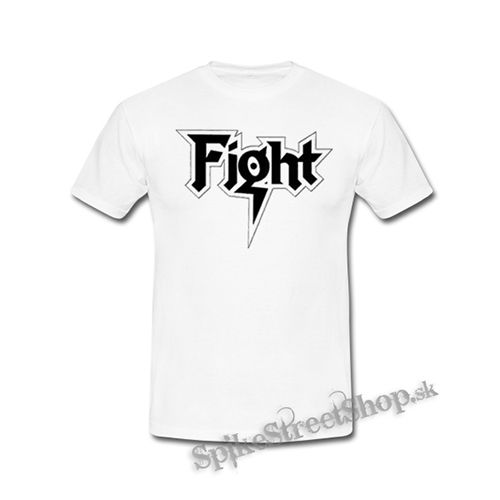 FIGHT - Logo Metal Band Rob Halford - biele detské tričko