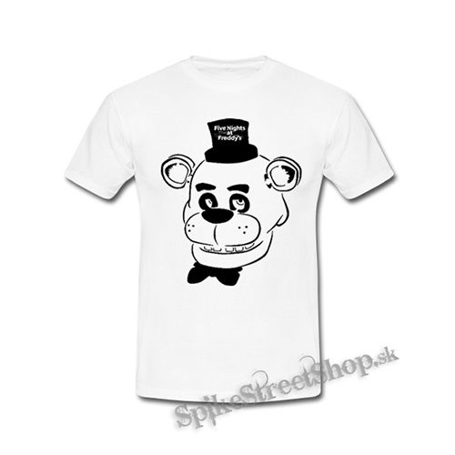 FIVE NIGHTS AT FREDDY´ S - Freddy Fazbear - biele detské tričko