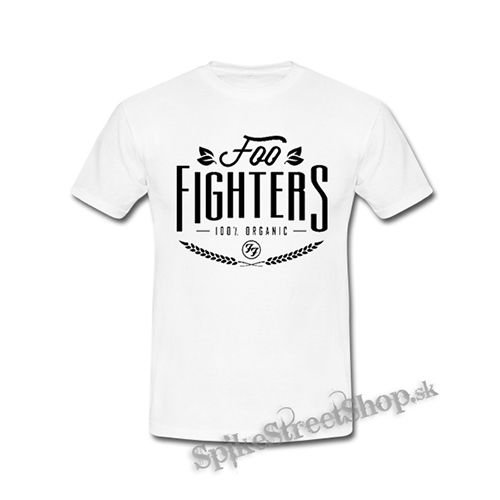 FOO FIGHTERS - 100 % Organic - biele detské tričko