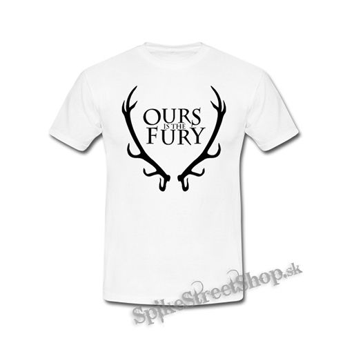 GAME OF THRONES - OURS IS THE FURY - Logo - biele detské tričko