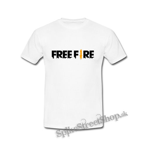 GARENA FREE FIRE - Logo - biele detské tričko