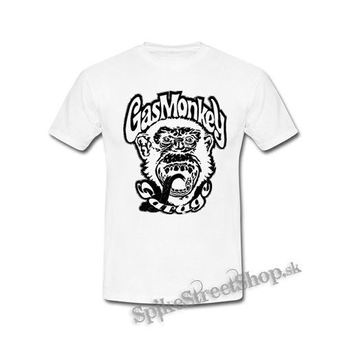 GAS MONKEY GARAGE - biele detské tričko