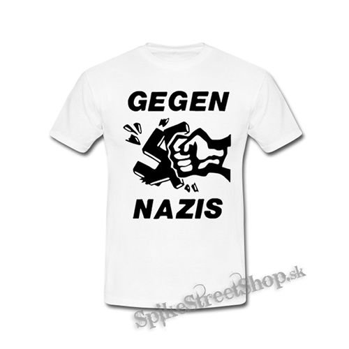 GEGEN NAZIS - biele detské tričko