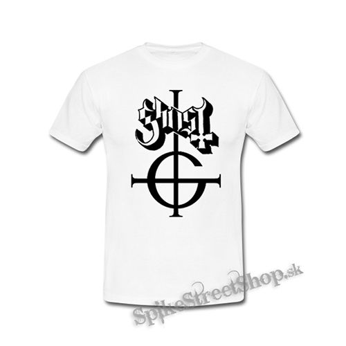 GHOST - Logo - biele detské tričko