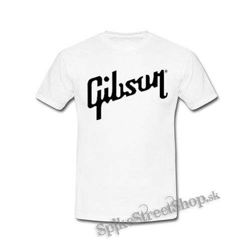 GIBSON - biele detské tričko