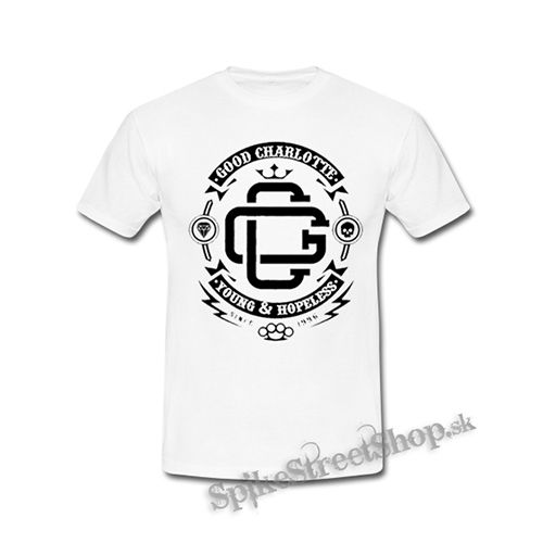 GOOD CHARLOTTE - Crest - biele detské tričko