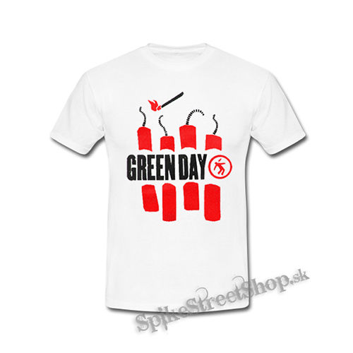 GREEN DAY - Bombs - biele detské tričko