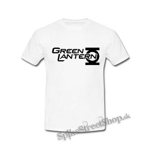 GREEN LANTERN - Logo - biele detské tričko