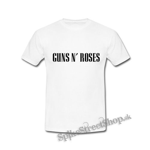 GUNS N ROSES - Simple Logo - biele detské tričko
