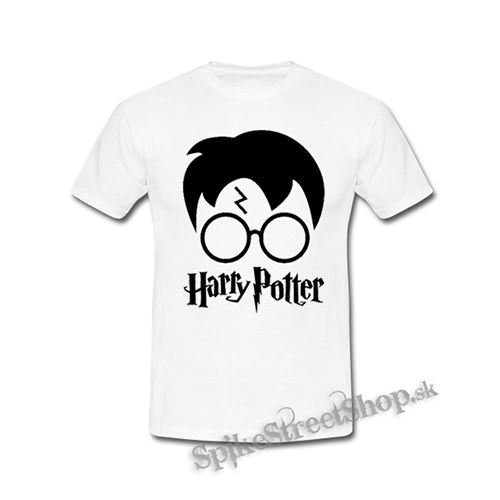 HARRY POTTER - Glasses Bold Crest With Logo - biele detské tričko