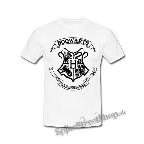 HARRY POTTER - Hogwarts Crest - biele detské tričko
