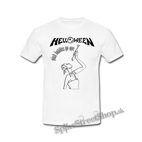 HELLOWEEN - Pink Bubbles Go Ape - biele detské tričko