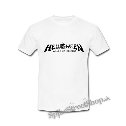 HELLOWEEN - Walls Of Jericho Logo - biele detské tričko