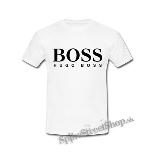 HUGO BOSS - biele detské tričko