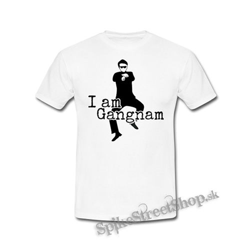 I AM GANGNAM - biele detské tričko