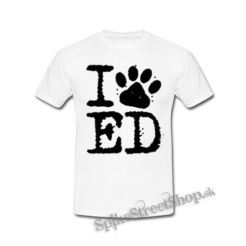 I LOVE ED SHEERAN - biele detské tričko