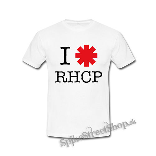 I LOVE RED HOT CHILI PEPPERS - biele detské tričko
