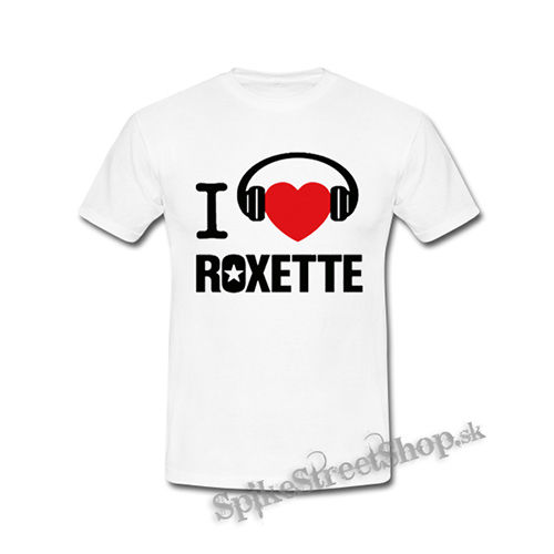 I LOVE ROXETTE - biele detské tričko