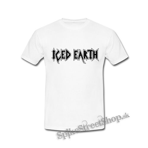 ICED EARTH - Logo - biele detské tričko
