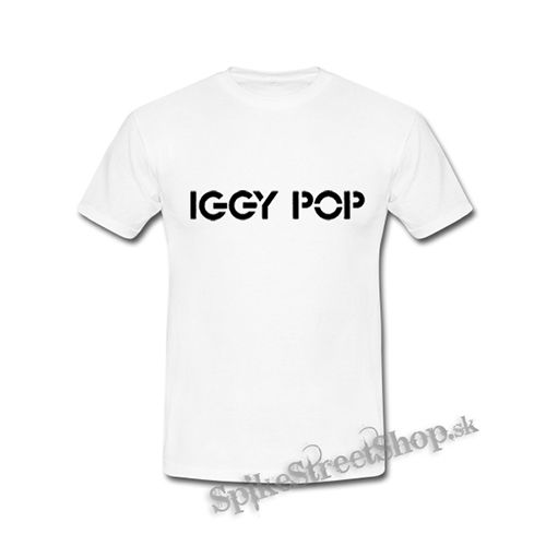 IGGY POP - Logo - biele detské tričko