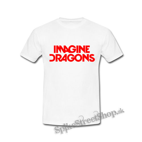 IMAGINE DRAGONS - Logo Red - biele detské tričko