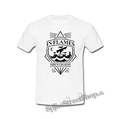 IN FLAMES - Siren Charms - biele detské tričko
