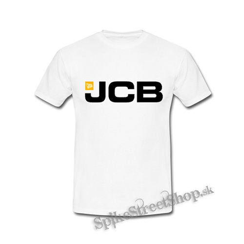 JCB - Logo - biele detské tričko
