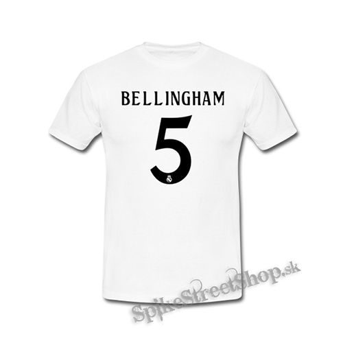 JUDE BELLINGHAM - 5 - biele detské tričko