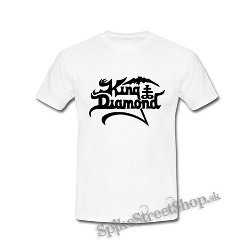 KING DIAMOND - Logo - biele detské tričko