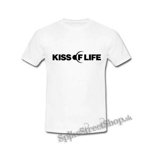 KISS OF LIFE - Logo Kpop Band - biele detské tričko