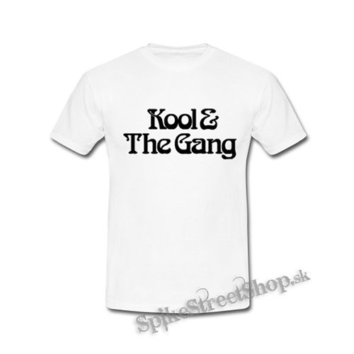 KOOL & THE GANG - Logo Band - biele detské tričko