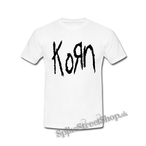 KORN - Original Logo - biele detské tričko