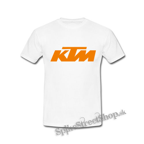 KTM - Orange Logo - biele detské tričko