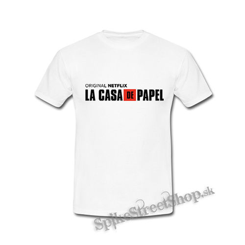 LA CASA DE PAPEL - Original Netflix Series - biele detské tričko