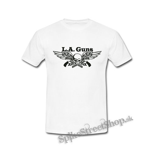 LA GUNS - Logo - biele detské tričko