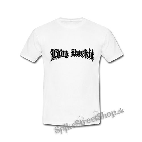 LAAZ ROCKIT - Logo Band - biele detské tričko